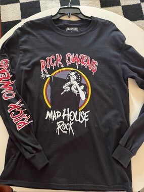 bleach rick owens x alice cooper t shirt